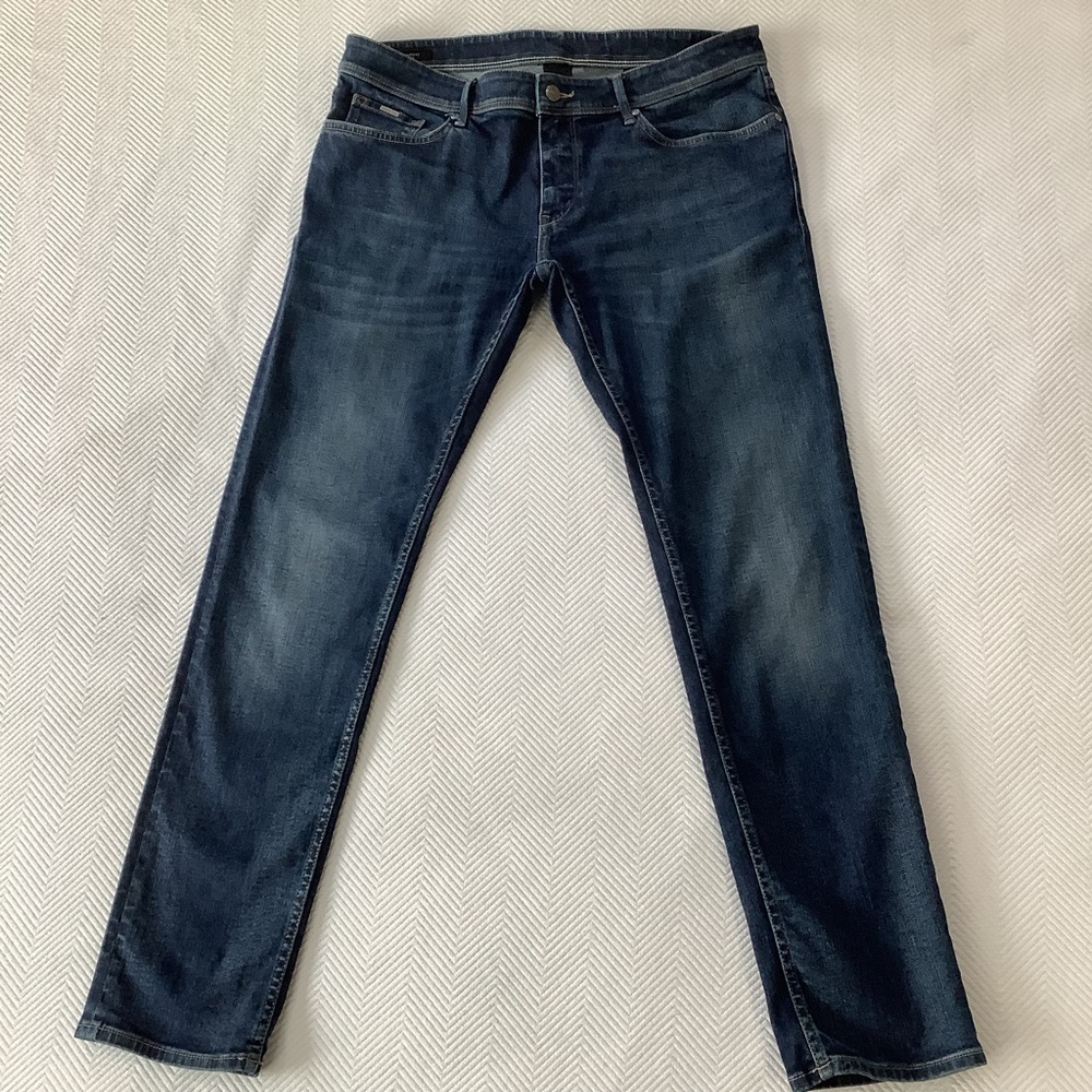 Hugo Boss Men's Slim Jeans - Dark Blue